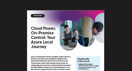 Vignette de présentation Azure Local