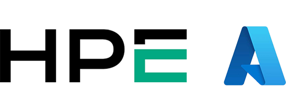 HPE + Azure Logo