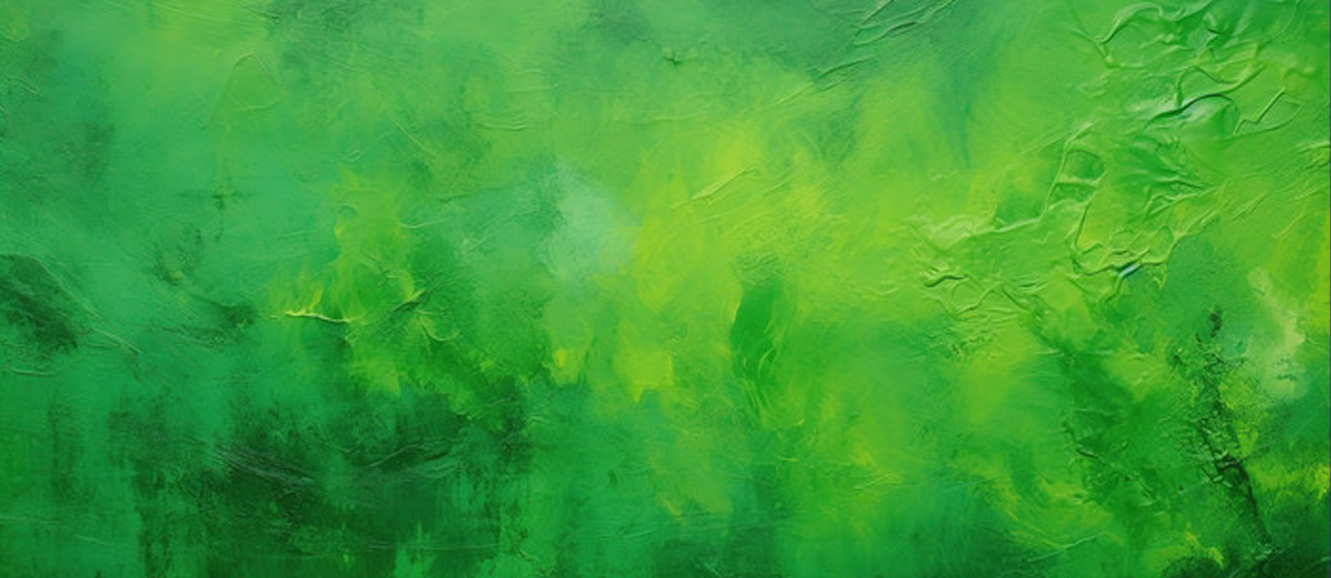 Bannière verte texturée