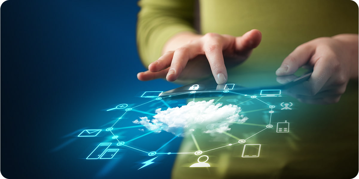 Cloud device usage graphic