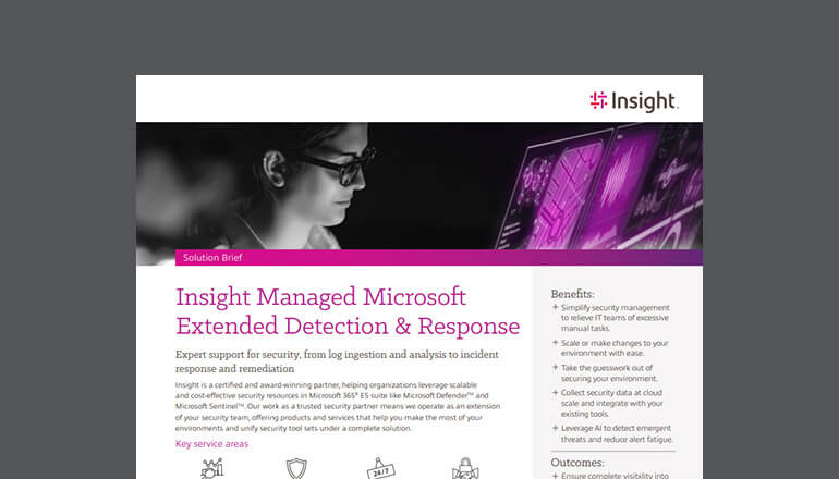 Article Insight Managed Microsoft Extended Detection & Response Image