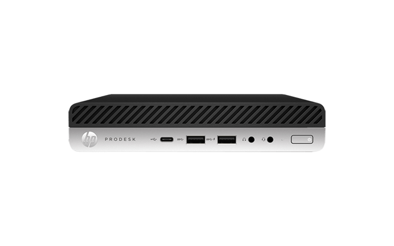 Close up of the HP ProDesk 600 G4 Desktop Mini