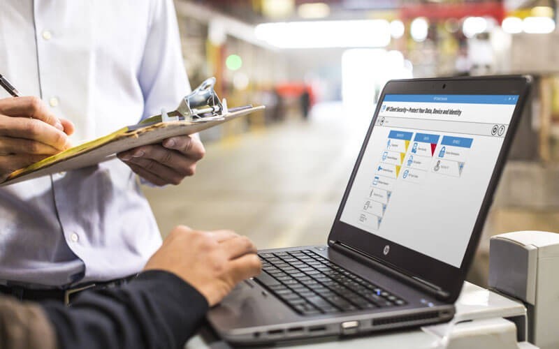 HP ProBook 600 notebook in meeting
