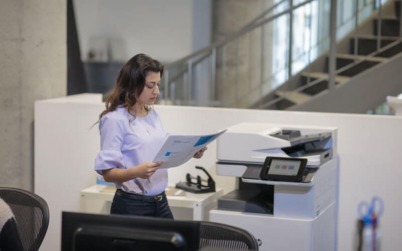 Woman working in office HP lifestyle