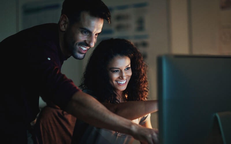 Users collaborating