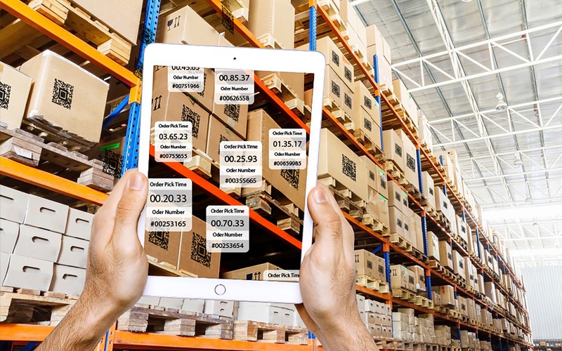 ar device supporting logistic fulfilment